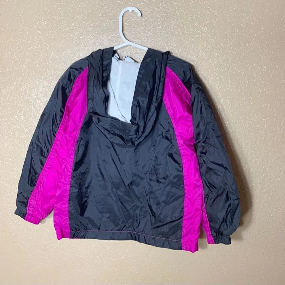 JPI Company vintage girls half zip windbreaker‎